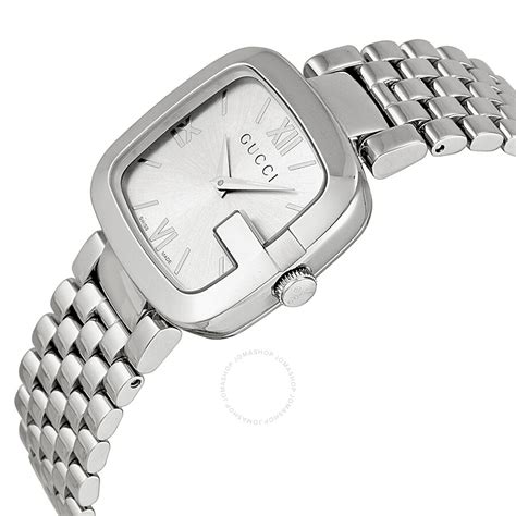 double g gucci watch silver|gucci silver watch ladies.